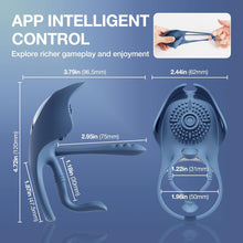 Laden Sie das Bild in den Galerie-Viewer, Penisring Vibrator mit App, Sex spielzeug für Paare extrem sex, Penisringe Erotik Sex Spielzeug für die Männer, Cockring für Klitoris Penis, Erotisches Pleasure Ring mit 5 Vibrationsmodi Sex Toys