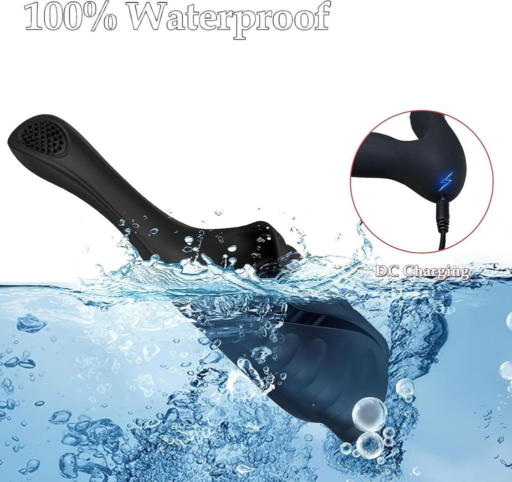 Elektrischer Masturbator Cup - 3 Motoren, 5 Klopfmodi, 10 Vibrationsmodi, Penis Training Massager Silikon Sexspielzeug für Männer Penis Vibrator Trainer Sex Spielzeug für die Männ Masturbieren