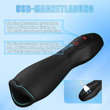 Laden Sie das Bild in den Galerie-Viewer, NEU Penis Vibrator Eichelvibrator mit 10 Vibrations und 5 Rotations, Elektrischer Masturbator Cup Masturbatoren Penistrainer Eichel Stimulator Mann Masturbieren SexSpielzeug für Männer