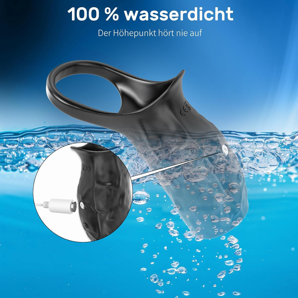 Penisring Sex Spielzeug für die Männer,Masturbator Penisringe mit 9 Vibration,Vibrator Penishülle SexSpielzeug,Penismanschetten Sex Toys,Cockring Sex Spielzeug für die Paare