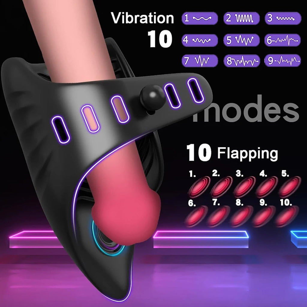 Silikon Elektrische Penis Trainer Vibrator für Männlicher Solo Masturbieren Einstellbare Größe Eichel Stimulator mit 10 Vibrationen Tappingmodi Masturbator Cup Sex Spielzeug für Männer Paare