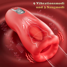 Laden Sie das Bild in den Galerie-Viewer, Masturbieren Sex Spielzeug für die Männer - Handfrei Masturbator Cup Mann Blowjob Taschenmuschi, APP Steuerung Silikon Sexspielzeug Elektrisch mit 9 Zungenvibrations- &amp; 3 Saugmodi,Men Solo Vagina Toy