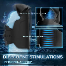 Laden Sie das Bild in den Galerie-Viewer, Silicone Electric Trainer Vibrator Adjustable Size with 10 Vibration Modes Male Glans Training Stimulator Masturbation Cup Adult Sex Toy for Men Couples