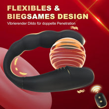 Laden Sie das Bild in den Galerie-Viewer, Doppeldildos Dildo Anal Vibrator Klitorisstimulator G-punkt Vagina Klitoris Anal Massage Drahtlose Steuerung Dildo Doppel Headed Vibratoren U-förmigen Sex spielzeug für für Frauen Lesben, Paar