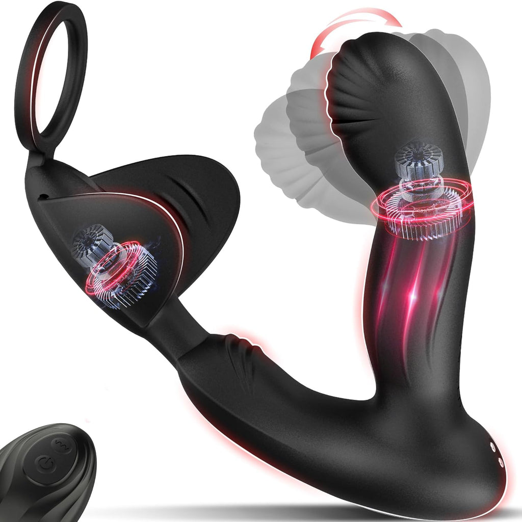 Analvibratoren für Mann Vibratorensets für Männer, Prostata Stimulation Männer mit 10 Schnapp- und Vibrationsmodi Anal Vibrator Analplug für Männer Sex Spielzeug für die Männer Sex Toyset für Man