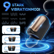 Laden Sie das Bild in den Galerie-Viewer, Elektrischer Masturbator Penistrainer Vibrator mit App Steuerung Masturbieren Männer mit 10 Modi, 2 in1 Sexspielzeug Eichel Stimulator mit Penisring Mann Sex für solo