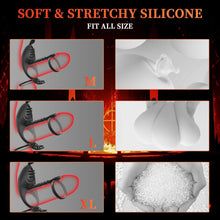 Laden Sie das Bild in den Galerie-Viewer, Penisring Vibrator für Männer enis Ring für Paare Extrem,7 Vibrationsmodi Cockring Penistrainer Sexspielzeug für Klitoris für längere Erektion Stimulation Penis Sex Toys penisring mit vibrator