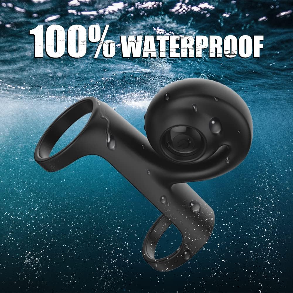 Penis Ring Vibratoren für Langwährende Erektion und Klitoris Stimulation mit 10 Vibrationsmodi Silikon Vibrierender Hodenring Penisring Massagegerät Erotisches Sex Spielzeug für Männer