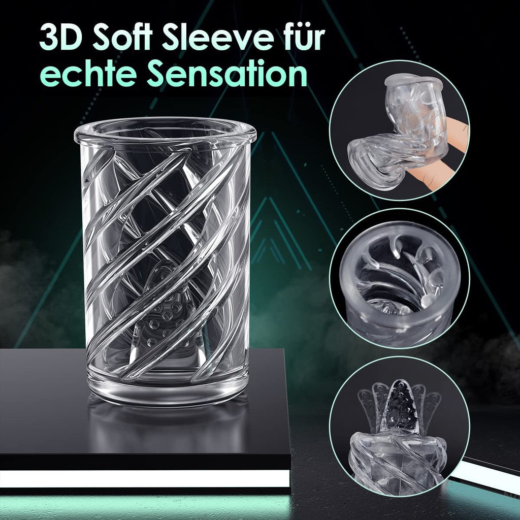 Electric Masturbator with 7 Suction Modes in Water 7 Rotation Modes