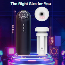 Laden Sie das Bild in den Galerie-Viewer, Masturbator Sex Spielzeug für die Männer solo, Masturbieren elektrisch mit Heizung 10 Vibrations-, 4 Saug- und 4 Schubmodi, Mann Penis Pumpe Pussy Sexspielzeug Blowjob Taschenmuschi Groß Masturbatoren