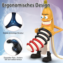 Laden Sie das Bild in den Galerie-Viewer, Dreieckiger Penisringe，Pleasure Ring Set 5 Cockringe Silikon Cockringe Hodenringe für Eine Härtere und Längere Erektion Erotisches Sexspielzeug für Paare Passend für Jede Größe Penis Ring Schwarz