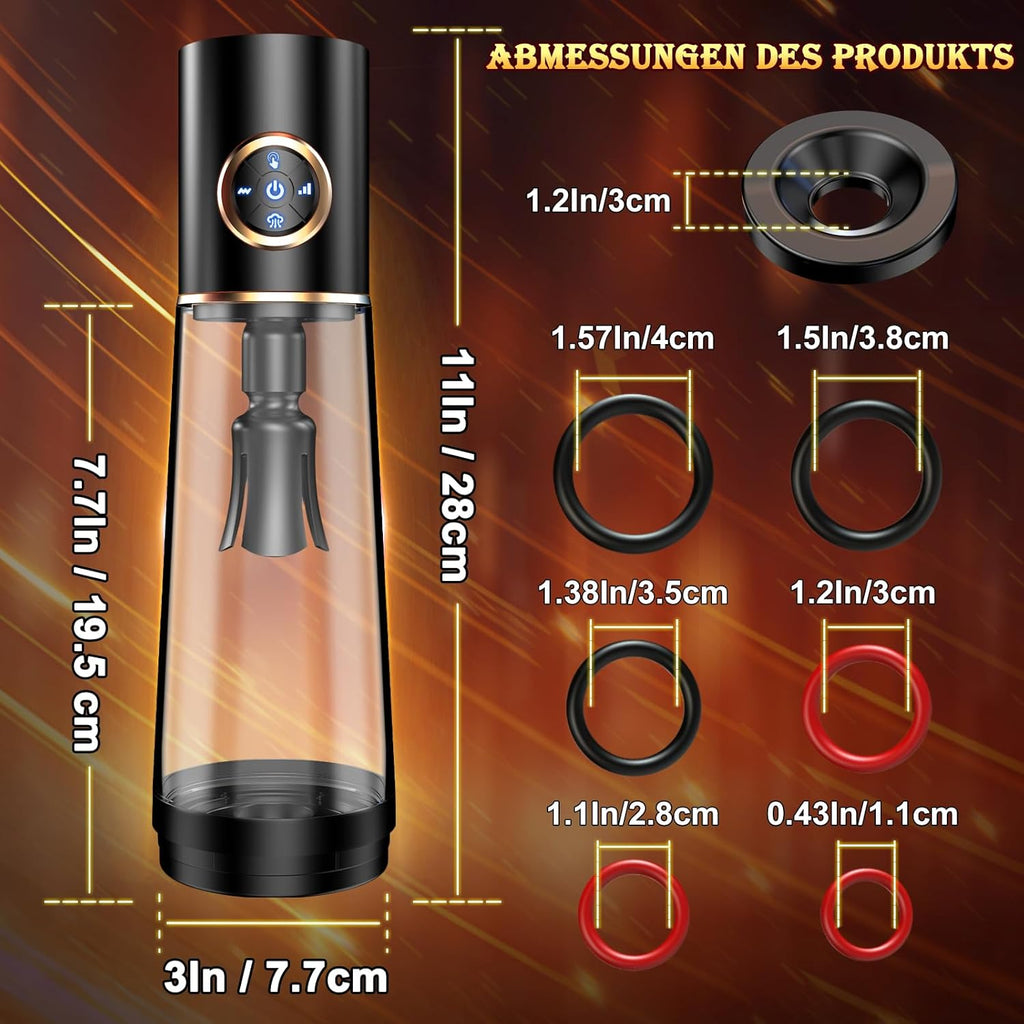 Penispumpe Sex Spielzeug für die Männer - Penis Pumpe Masturbator Erotisches Sexspielzeug, Men solo Penies.verlangerung Vibratorensets Blowjob Toy, Vakuumpumpe Vagina sucking Masturbatoren Elektrisch