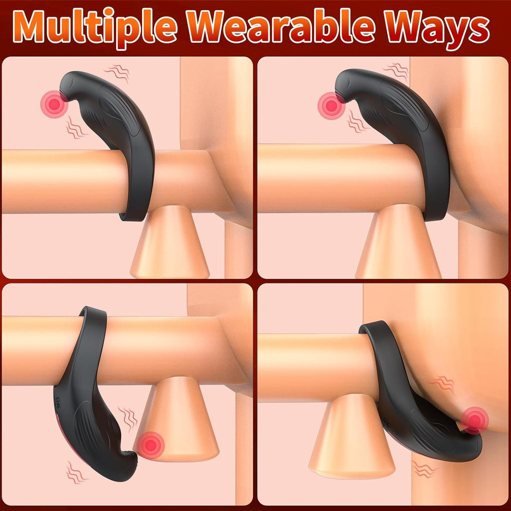 Sex Spielzeug für Paare- Penisring Vibrator Sexspielzeug für Paare Extrem Sex, Penis Ring Sex Spielzeug für die Männer Extrem,Sex Toys Cockring Penisring Erotisches Sexspielzeug mit 7 Vibration