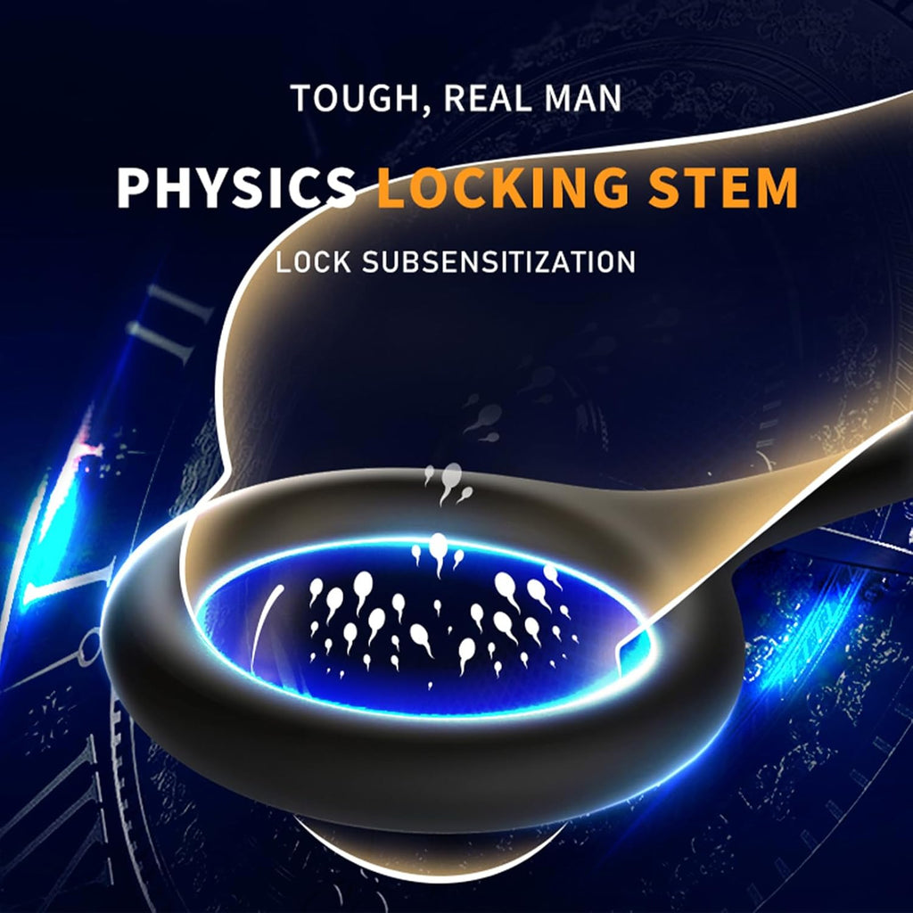 Elektrische Penis Trainer mit 5 Elektroschock-Modi und 10 Vibrationen Silikon Vibrator Masturbator Penis Stimulator Masturbieren Eichelstimulator Penistrainer Sex Spielzeug für Männer Paare