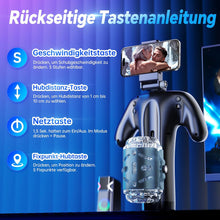 Laden Sie das Bild in den Galerie-Viewer, Masturbator Mann mit Handyhalter &amp; Doppelseitigen Tasten, 5 Schubmodi, 1-10 cm Stoßweg, Masturbator Männer Sex Sexspielzeug Masturbatoren