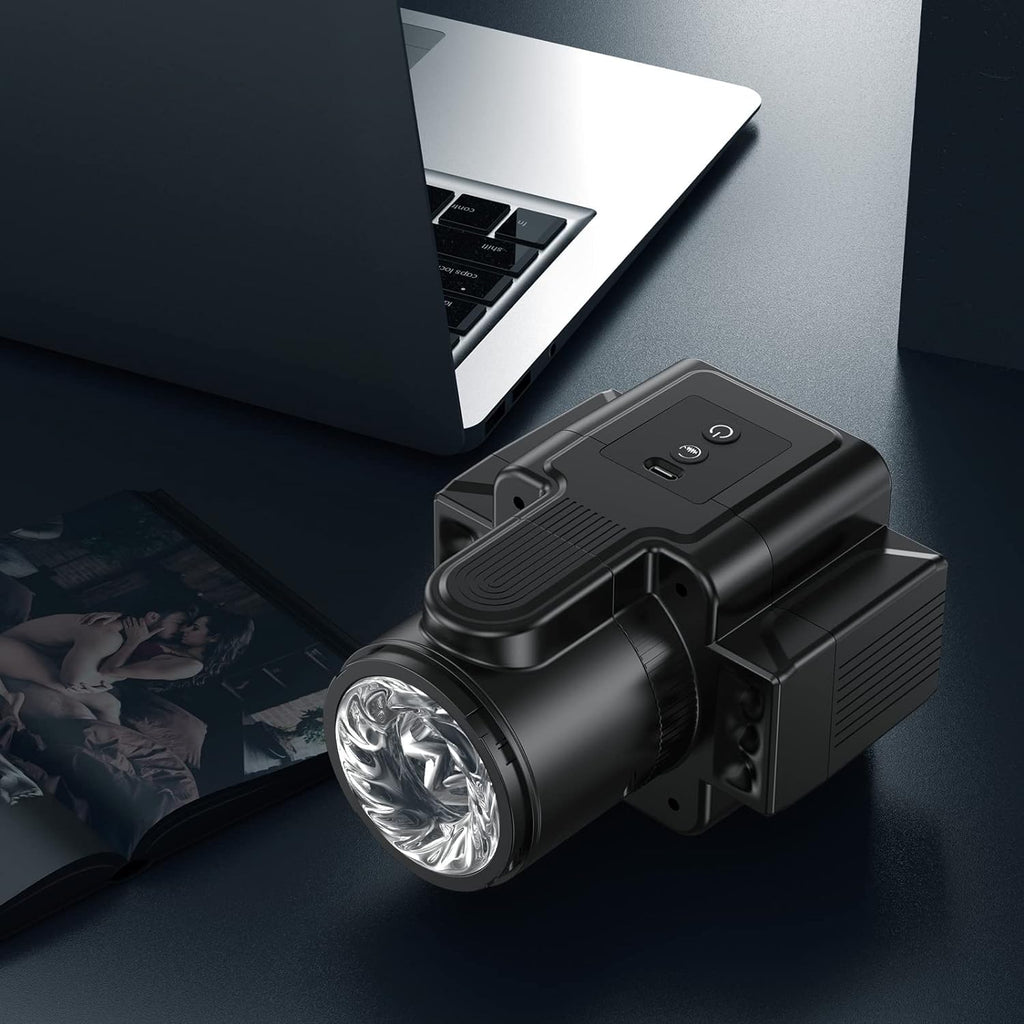 Masturbieren für Männer, Elektrischer Masturbator Sex Spielzeug für die Männer mit 7 Teleskop und Drehfunktionen 7 Vibrationsmodi, Taschenmuschi Masturbatoren Erotisches Sexspielzeug für Männer Solo