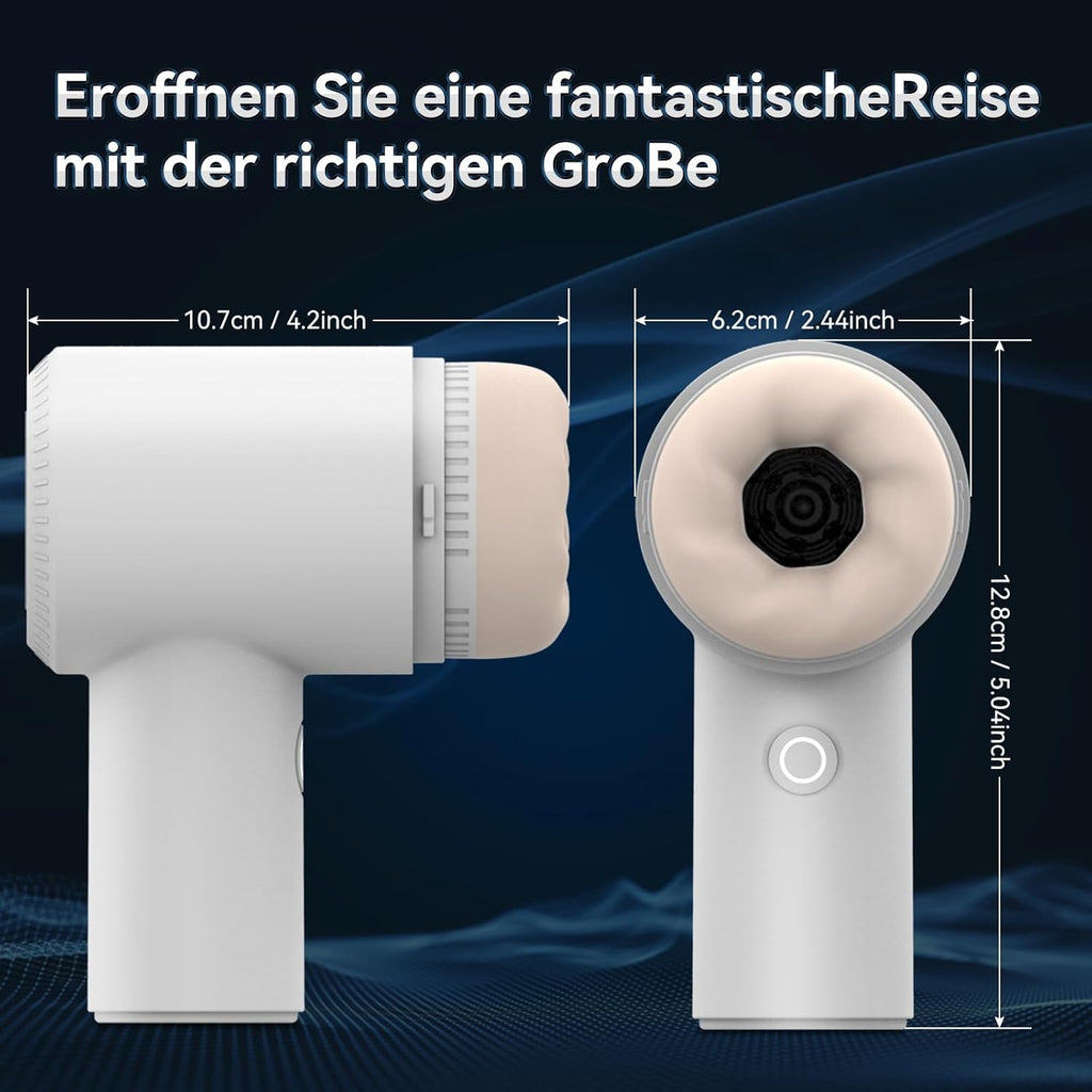 Elektrischer Masturbator Cup 10 Vibration mit 10 Saugmodi Sex Spielzeug für die Männer solo Sex Toys Masturbieren für Männer Taschenmuschi Penis Masturbatoren