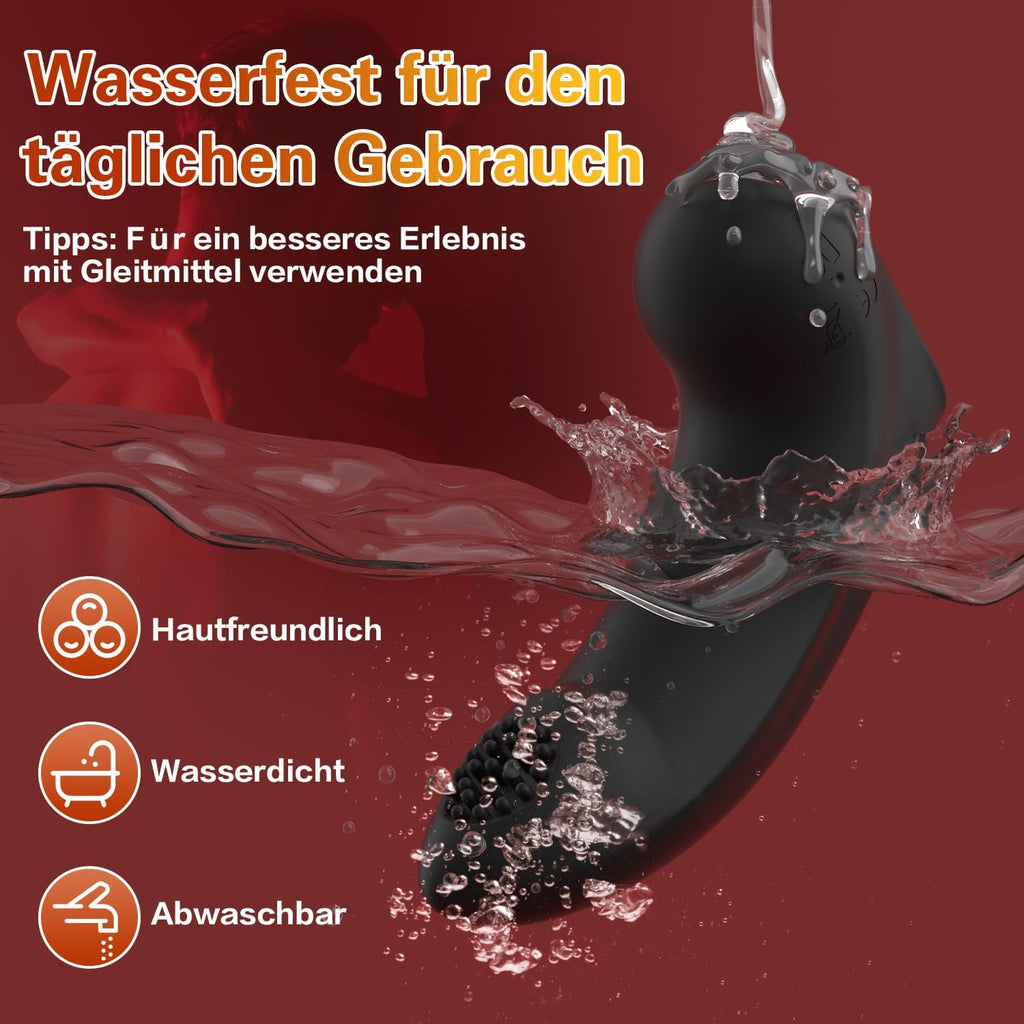 Fingervibrator für Sie Klitoris und G-Punkt mit 10 Vibrationsmodi, Erotik Sex Toy Tragbare Nippel Stimulator Fingerhülle mit Silikon Textur Bürste Sexspielzeug für Paare Frauen