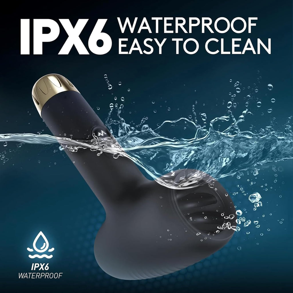 Elektrischer Masturbator Cup Mann Handfrei, Automatische Masturbatoren mit 10 Vibrationsmodi Waterproof Hands-Free Portable Masturbators Stroker Training Automatischer Elektrischer Masturbator