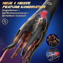 Laden Sie das Bild in den Galerie-Viewer, Masturbieren für Männer Penis Eichel Stimulator, Sex Spielzeug für die Männer Zunge Oralsex Masturbator 10 Modi, Vibratorensets Sexspielzeug für Männer Solo Paare Masturbatoren Taschenmuschi