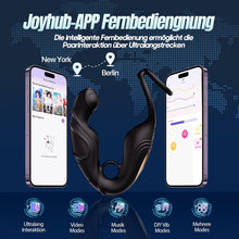 Laden Sie das Bild in den Galerie-Viewer, Analvibratoren für Mann Prostata Stimulation Männer mit 360° Rotierende Analdehnung Massage &amp; 9 Intensiv Vibrationsmodi Analplug Anal Vibrator Sex Spielzeug die Männer Penisring APP Tagnaff
