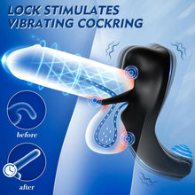 Laden Sie das Bild in den Galerie-Viewer, Eherson Penisring Vibrator, Penisringe Sex Spielzeug für Paare mit 9 Vibrationsmodi für Penis Hoden Perineum, Penis Ring zur Potenzsteigerung,Cockring Sex Spielzeug für die Männer Sexspielzeug