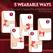 Laden Sie das Bild in den Galerie-Viewer, NEU Zunge Lecken Penisring Vibrator mit APP Fernbedienung und Hoden Stimulation, Silikon Cockring Penis Vibrator mit 10 Vibrationsmodi Sex Spielzeug für die Männer Paare Extrem Rot