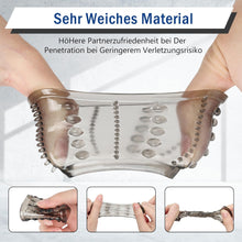 Laden Sie das Bild in den Galerie-Viewer, Penismanschetten, 6er Pack Penis Sleeve Fallinsexy Transparente Wiederverwendbare Penishülle für Penisvergrößerung Sexspielzeug für Männer, Penis Sleeve Erbessern Ausdauer &amp;Sensibilität