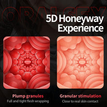 Laden Sie das Bild in den Galerie-Viewer, Masturbator mit 10 Vibrationsmodi Taschenmuschi Stimulator Elektrischer Masturbator Cup Sex Toys Automatische Masturbatoren 3D Realistischer Vagina Pussy Sex Spielzeug für Männer(Rot)