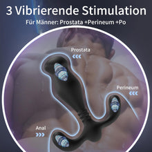 Laden Sie das Bild in den Galerie-Viewer, Prostata Stimulation Männer, Vibratorensets für Männer, Analvibratoren Plug für Den Mann, Prostata Analplug Vibration Männer, Analvibratoren Sex Spielzeug für die männer