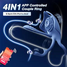 Laden Sie das Bild in den Galerie-Viewer, Penisring Vibrator mit App, Sex spielzeug für Paare extrem sex, Penisringe Erotik Sex Spielzeug für die Männer, Cockring für Klitoris Penis, Erotisches Pleasure Ring mit 5 Vibrationsmodi Sex Toys