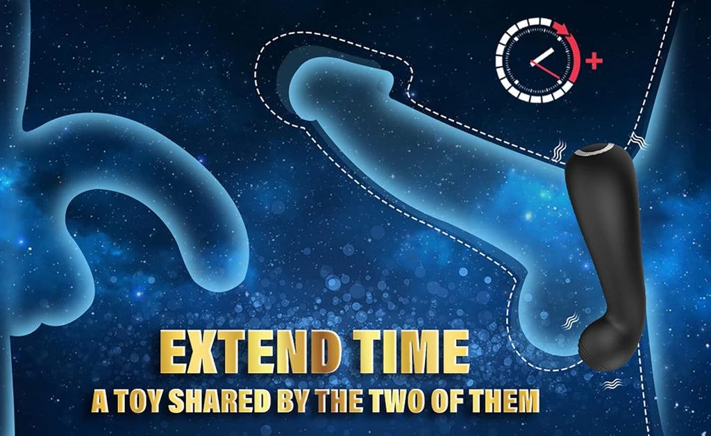 Vibrator mit APP-Steuerung Silikon Cockring für Penis/Hoden Stimulation, 3 IN 1 MULTIFUNKTIONALES DESIGN, 9 Vibrationsmodi, Wasserdichter Hodenringe Paarvibrator Sexspielzeug für Männer