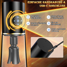 Laden Sie das Bild in den Galerie-Viewer, Penispumpe Sex Spielzeug für die Männer - Penis Pumpe Masturbator Erotisches Sexspielzeug, Men solo Penies.verlangerung Vibratorensets Blowjob Toy, Vakuumpumpe Vagina sucking Masturbatoren Elektrisch