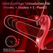 Laden Sie das Bild in den Galerie-Viewer, Penisring Sex Spielzeug für die Männer, Penisring Vibrator mit Klitoris Stimulator, Penis Ring Vibratoren Sex Spielzeug für Männer Paare Frauen, 9 Vibrations Cockring