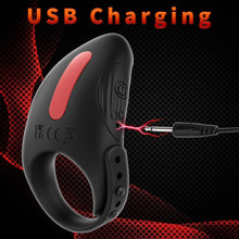 Laden Sie das Bild in den Galerie-Viewer, Sex Spielzeug für Paare- Penisring Vibrator Sexspielzeug für Paare Extrem Sex, Penis Ring Sex Spielzeug für die Männer Extrem,Sex Toys Cockring Penisring Erotisches Sexspielzeug mit 7 Vibration