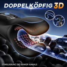 Laden Sie das Bild in den Galerie-Viewer, Masturbieren für Männer Masturbator Penis Trainer mit 10 Beißfunktion Sex Spielzeug für die Männer Handheld Penis Vibrator Masturbatoren mit 3D-Weichpartikel 10 Vibrationsmodi Männer Mastorbator