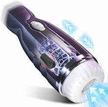 Laden Sie das Bild in den Galerie-Viewer, Elektrischer Masturbator mit 7Modi Teleskop &amp; Vibrieren Sex spielzeug für die Männer, Realistischer Penis Stimulator für Männer, Masturbieren für Männer, 3D Realistische Vagina Sexspielzeug