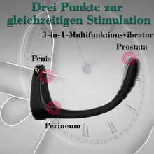Laden Sie das Bild in den Galerie-Viewer, Prostata Stimulation Männer Sex Spielzeug für die Männer, Vibratorensets Analplug für männer Penisringe Vibrator Analvibratoren für mann Sexspielzeug für Paare Cockring groß mit 10 Vibrationsmodi