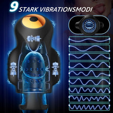 Laden Sie das Bild in den Galerie-Viewer, Eichel Stimulation Trainer,Sex Spielzeug für die Männer Zunge Oralsex Masturbator 9 Modi