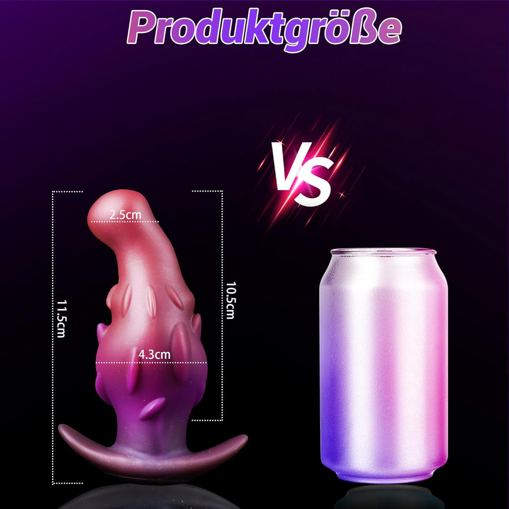 Analplug für Frauen und Männer, Einzigartiger Analplug für einfaches Einführen, Anker Design, jederzeit und überall tragbar