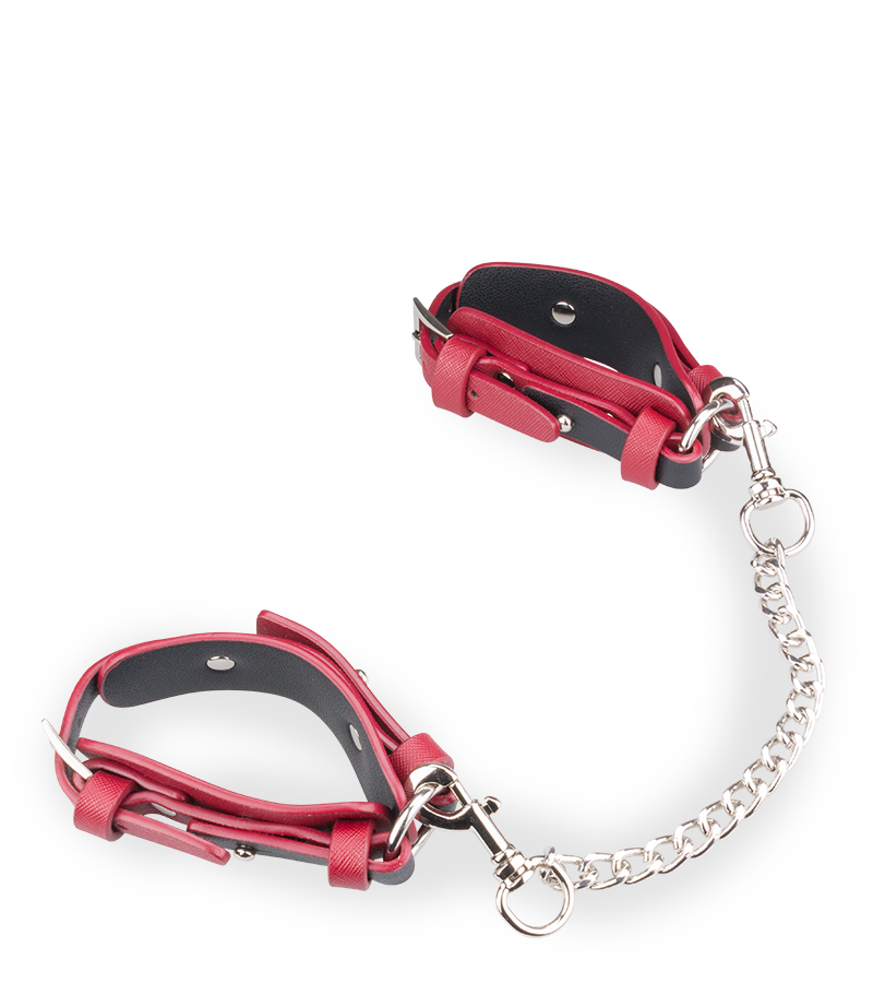 8-teiliges Bondage-Set aus veganem Lederimitat