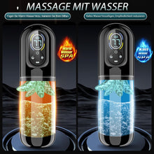 Laden Sie das Bild in den Galerie-Viewer, Elektrischer Masturbator Sex Spielzeug für die Männer，Masturbieren für Männer Handfrei mit 7 Modi Saugen &amp; Vibrieren &amp; Schieben &amp; Rotieren und Lecken，Taschenmuschi Realistisch Masturbatoren