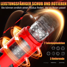 Laden Sie das Bild in den Galerie-Viewer, Elektrischer Masturbator Mann Handfrei Cup mit 7 Modi Teleskop und Rotation
