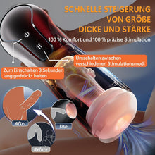 Laden Sie das Bild in den Galerie-Viewer, Masturbieren für Männer PINTLE Elektrische Cup-Masturbatoren mit 10 Saugen &amp; Schlucken &amp; Vaginalverengung &amp; Kolbenbewegung Leise Bohrmaschine Blowjob Sex Spielzeug für die Männer Paare Solo Sextoys