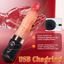 Laden Sie das Bild in den Galerie-Viewer, Raw Torque – Beheizbarer S-Wave-Dildo