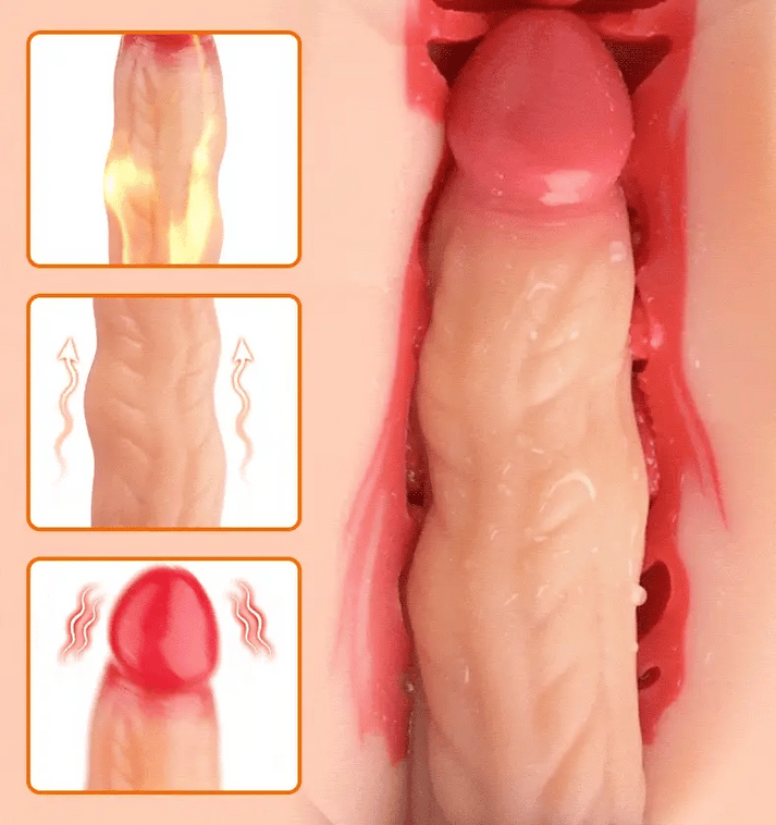 Raw Torque – Beheizbarer S-Wave-Dildo