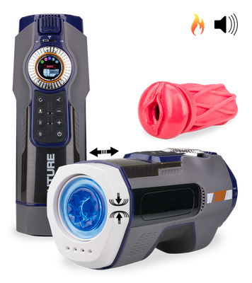 Airbag-Masturbator mit Stoßfunktion und Heizung Future Pro 3