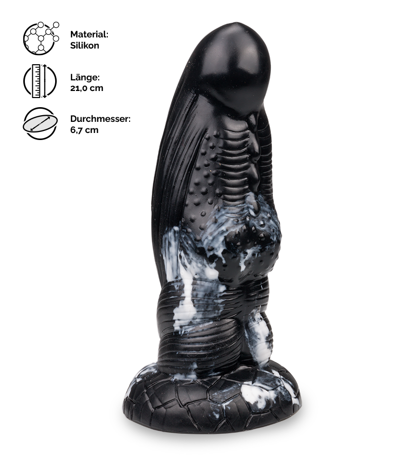 Alien-Dildo mit Saugnapf Hularias