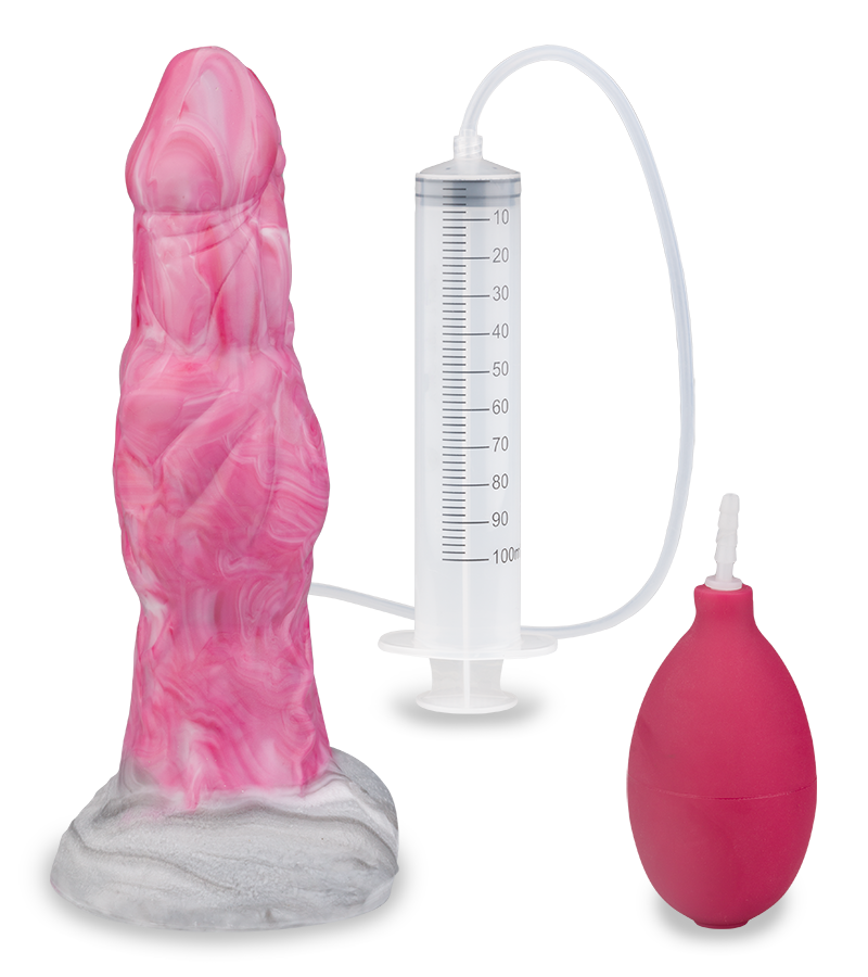 Alien-Spritzdildo mit Saugnapf Exerra