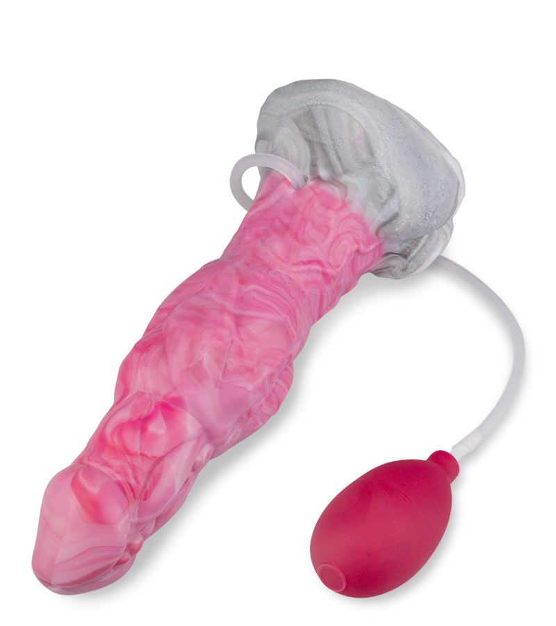 Alien-Spritzdildo mit Saugnapf Exerra